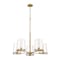 Z-Lite Callista 5 Light Chandelier, Rubbed Brass & Clear 3032-5RB - alternate 1